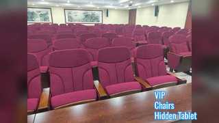 VIP Opvouwbare Auditoriumstoelen Verborgen Tablet
