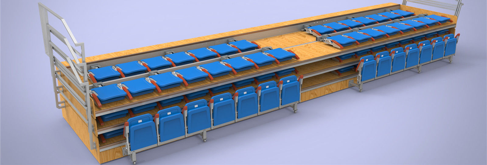Intrekbare Bleacher Plaatsing